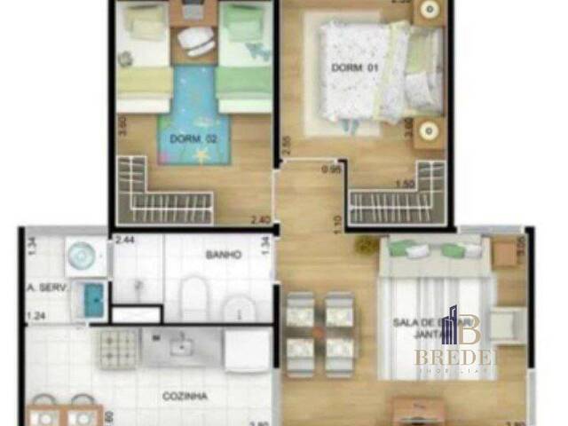 #AP156 - Apartamento para Venda em Jandira - SP - 3